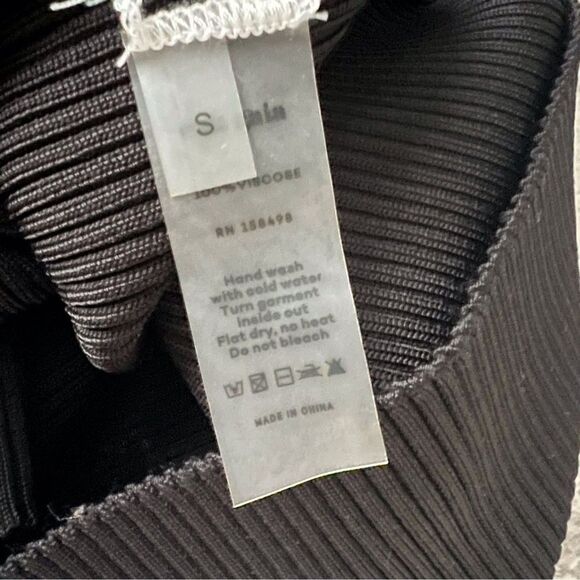 Cult Gaia NEW Small Enzo Ribbed Maxi Dress Cutout Bodycon Minimalist Sexy Party - Picture 11 of 11